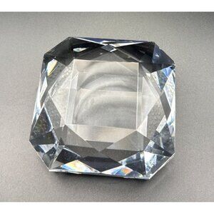Marquis By Waterford Crystal Cushion Cut Paperweight